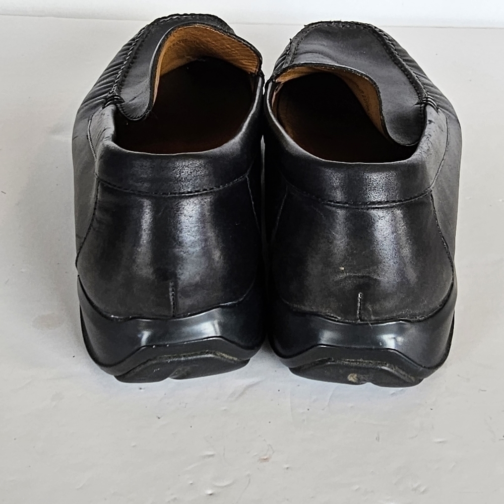 Cole Haan Mens Black Leather Loafers Size 10 - Picture 3 of 7